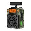 HRD-777 Radio Fingertip Gyroscope Mini Radio Multi Functional Full Band Mini Speaker Metal Material AM FM Multi-Function Radio