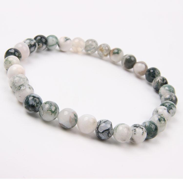 Red Agate Crystal Bracelet: Simple Round Beads, Couple Style Hand Jewelry