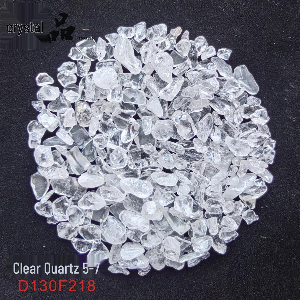 White Transparent Crystal Pebbles for Landscaping, Fish Tanks, Buddha Offerings, and Flower Pots