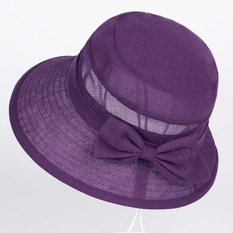 Women's Summer Pot Hat with Large Brim and Thin Fisherman Hat European Root Gauze Sunshade HatFashionable Fisherman Hat