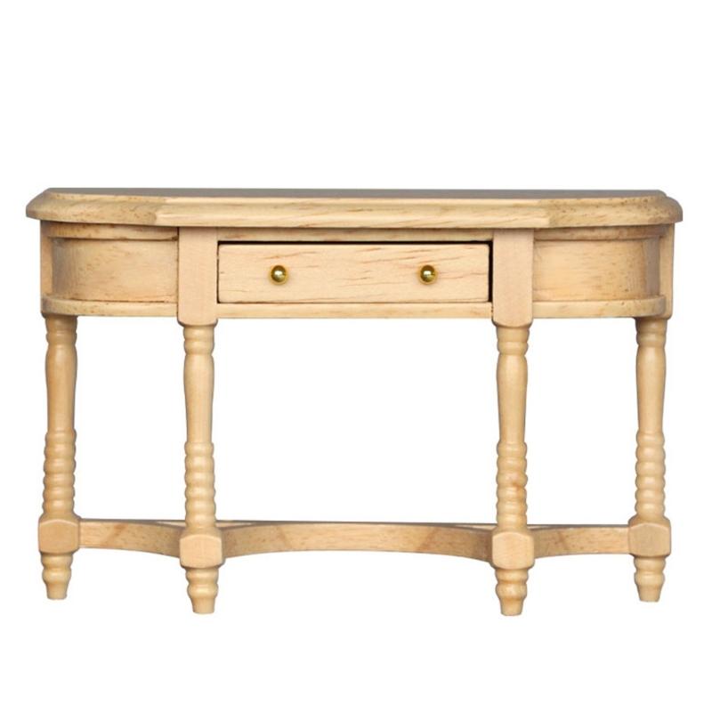 

1/12 Miniature Dollhouses Table with Openable Drawer for Realistic Scene Display Decors and Children Imaginative Play 1