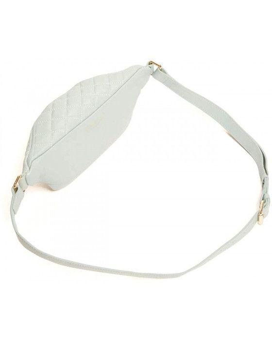 Sac banane - Guess - Marciano - Cuir véritable - Bleu clair - Ceinture ajustable