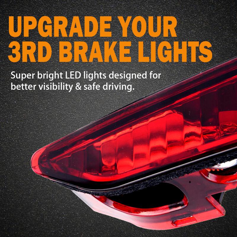 LED 3rd Third Brake Stop Lamp Light Red Lens For BMW Z4 E85 2002-2008 2007 2006