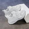 Campus Little White Shoes Children's White Sneakers Boys Mesh Little White Shoes Elementary School Boys Board Shoes Girls Running Shoes