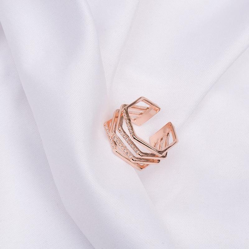 Multi Layer Open Ring New Fashion Jewelry Adjustable Rings For Women Lady Valentine 'S Day Gifts Bijoux
