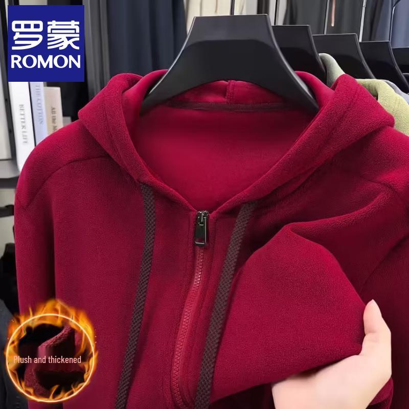 Мужская толстая флисовая куртка с капюшоном Luomeng 3XL