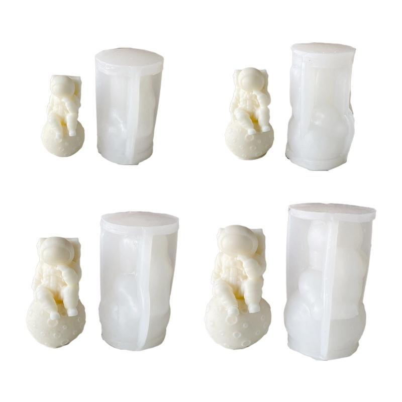 Matriță Săpun Decorațiune Astronaut 3D Matriță DIY Ceară Aromată pentru Lumânări Matrițe Săpun Aromatic pentru Fabricarea Lumânărilor