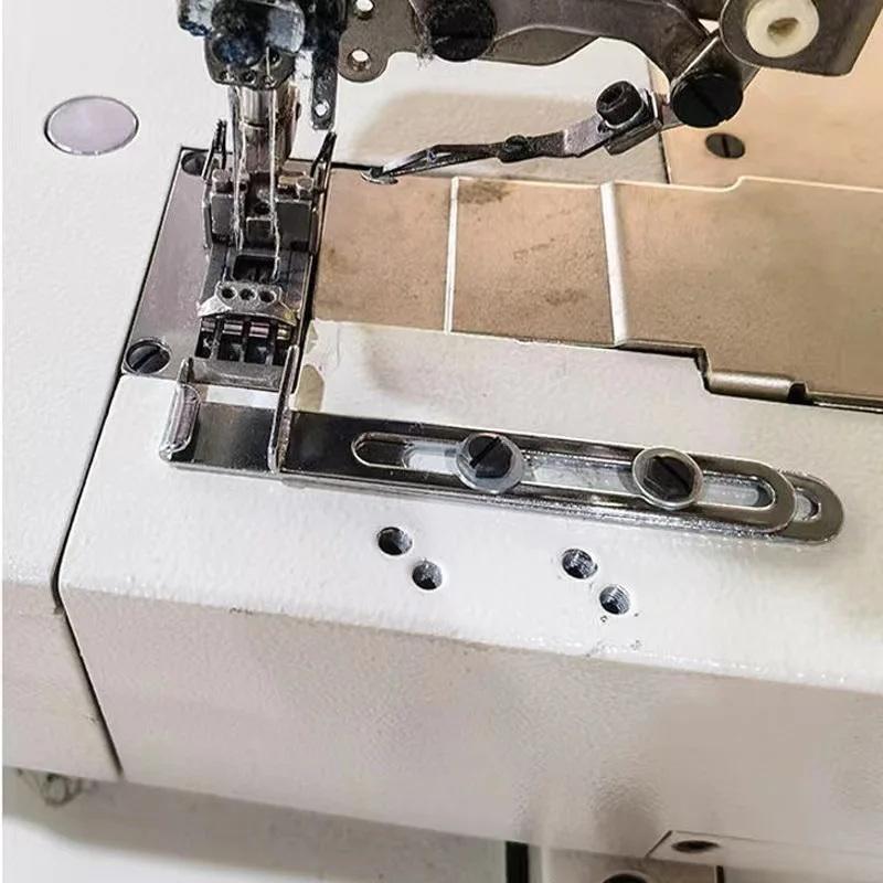 Adjustable Industrial Sewing Guide for 3-Needle 5-Thread Coverstitch – Precise Seam & Hemming Rule, Professional Grade