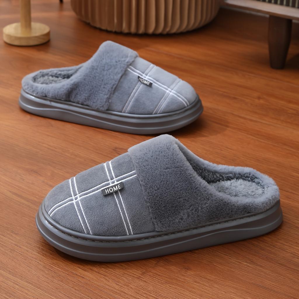 Winter Warm Men's Oversized Slippers Home Slippers