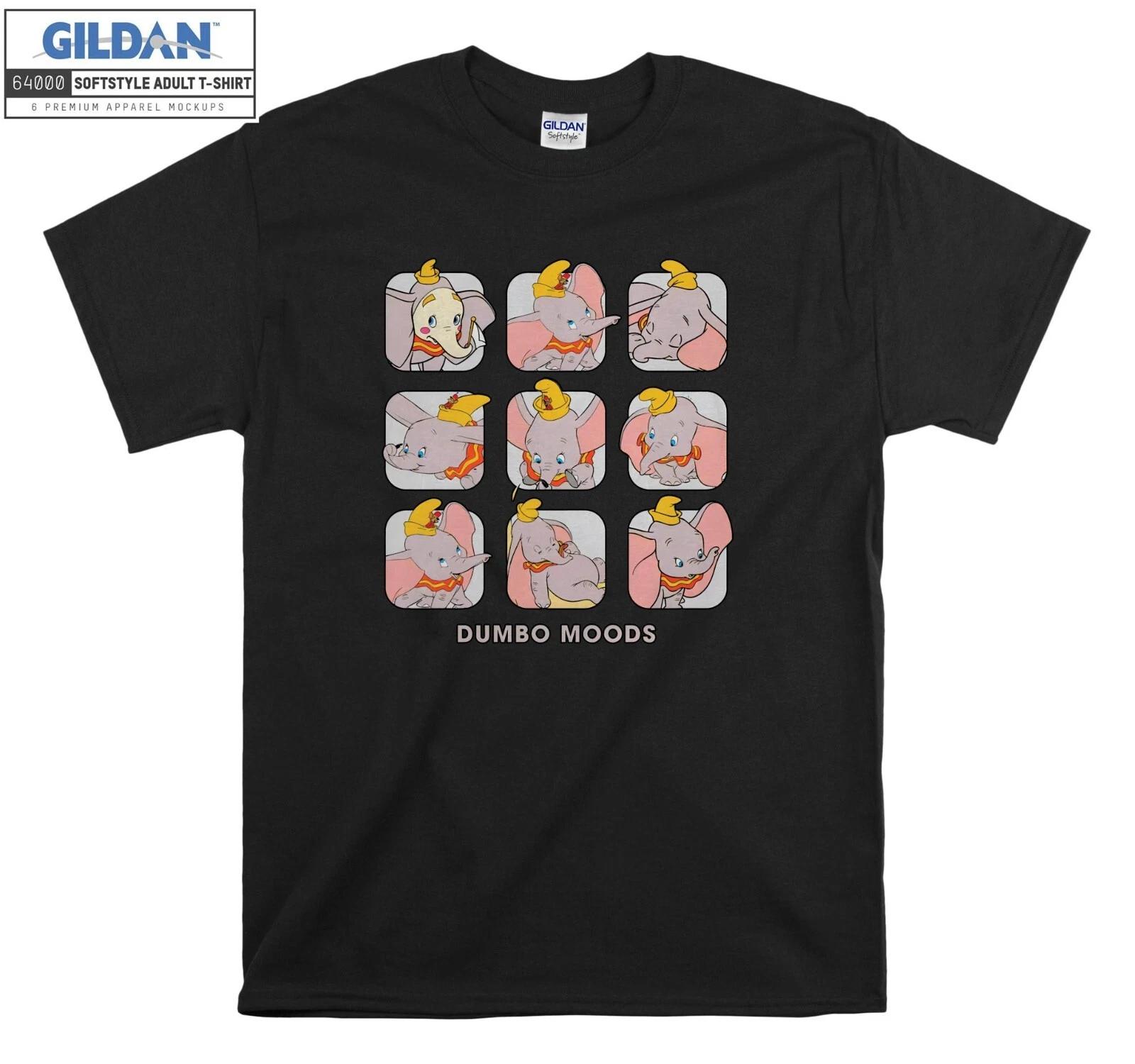Disney Dumbo Moods Cute T-shirt Gift T shirt Men Women Unisex Tshirt 6245 XXXXL