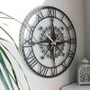 Clock for Living Room, Bedroom, Office, Kitchen, Home and Hall | Antique Fancy Big Size Modern Wall Watch for Home Decor  60CM)