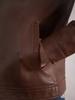Formal Brown Leather Motorcycle Genuine Lambskin Biker Men's Stylish Handmade Jacket