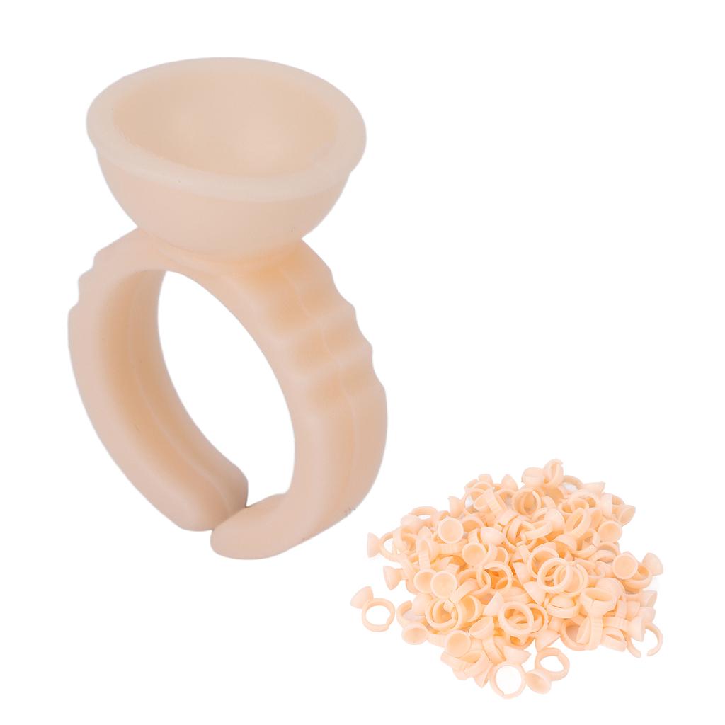 100pcs Silicone Tattoo Pigment Ring Cup Disposable Tattoo Ink Cup Tattoo Accessories