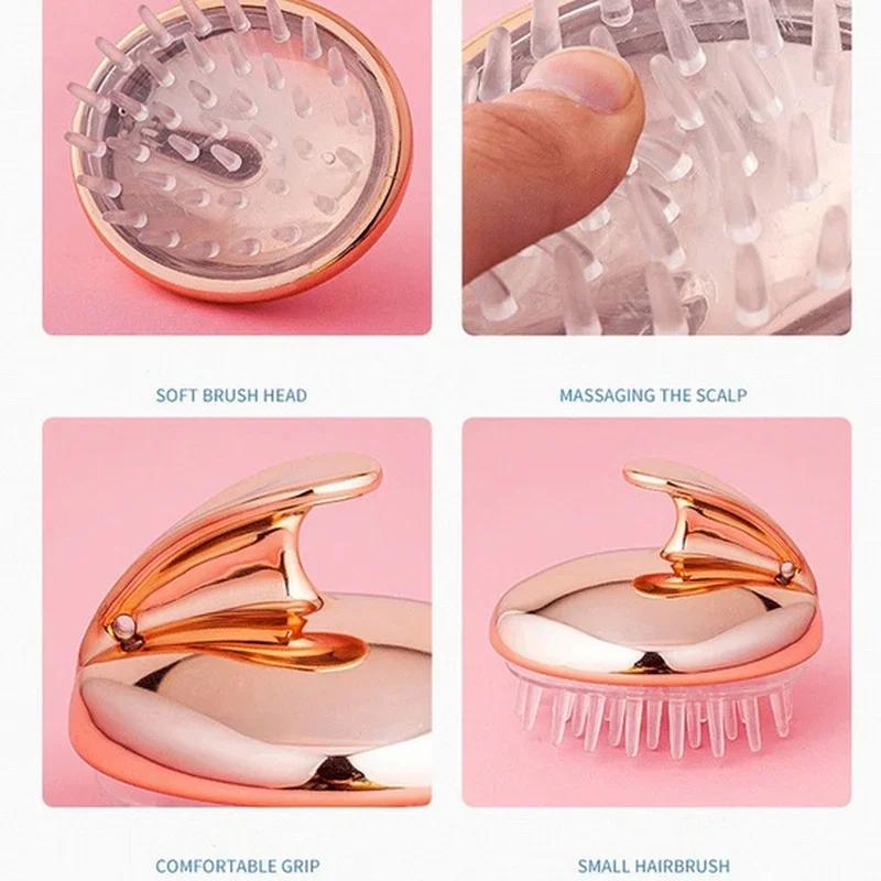 New 1 Pack Upgrade Soft Shampoo Brush Head Massage Brush Massage Comb Shampoo Anti-Dandruff Anti-Itching Head Grabber