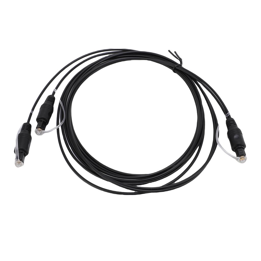 1x2 Digital Optical Splitter Cable SPDIF for Toslink Fiber Optic Sound Splitter Cable For Home Theater HDTV Speaker