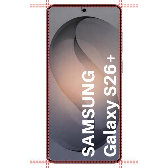 Verre Trempé pour Samsung Galaxy S26 PLUS [Pack 2] Film Vitre Protection Ecran Phonillico®