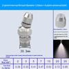 0.6 0.8 1.0 1.2 1.5 2.0Mm Hole Stainless Steel Nozzle Adjustable Steam Volume For Fog Cannon Machine 1/8' 1/4' 3/8' 1/2'