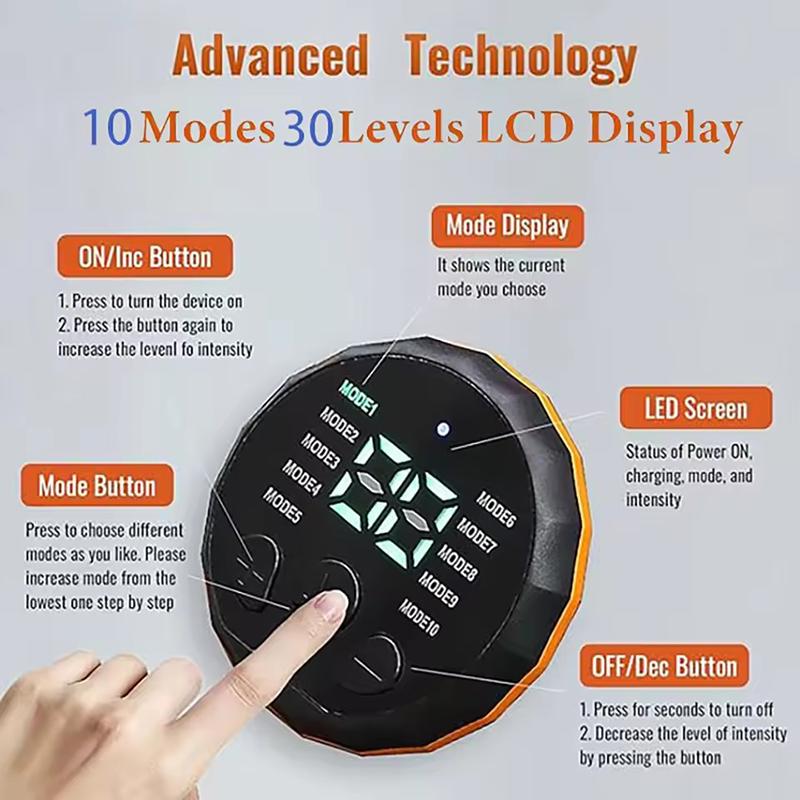 Abdominal Toning Belt Muscle Toner Smart EMS Muscle Stimulator Ab Trainer USB Charge Body Massager Weight Loss Fitness Equipment