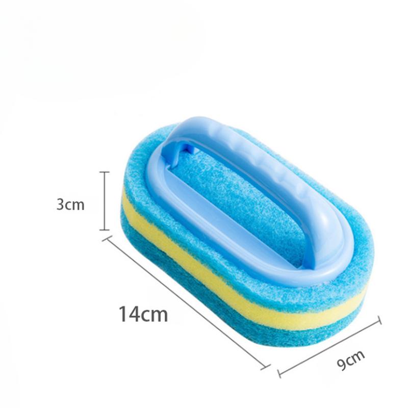 Household Cleanig Sponge Brush Sponge Cleaning Bathtub Ceramic Tile Cleaner Tool