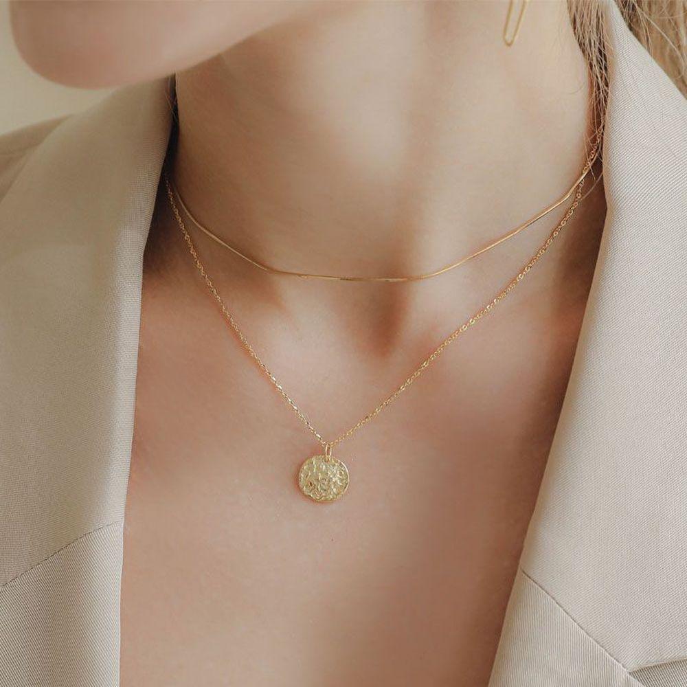 J.Lauren Gold Snake Chain Choker Necklace N01028 [31730625]