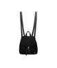 Leathery Bridge Suede Backpack [Black]