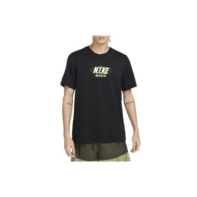 Soft Lightweight Cotton Short Sleeve T-Shirt Men Tops Black FV3766-010