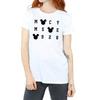 Disney Womens/Ladies Mickey Mouse 1928 Circles Cotton Boyfriend T-Shirt