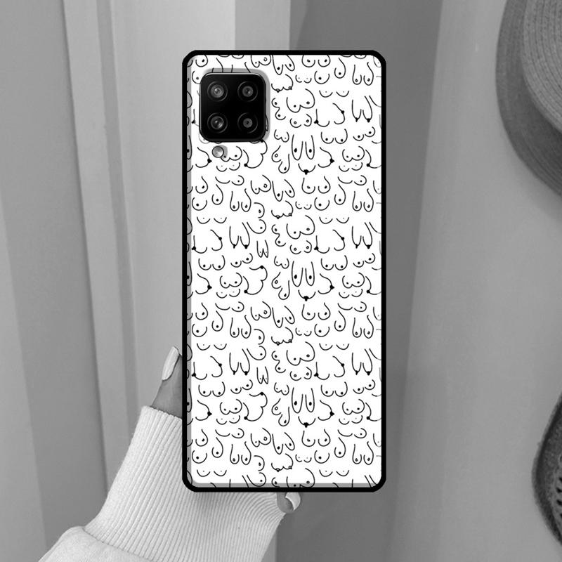 Boobs Art Case For Samsung Galaxy A16 A56 A36 A26 A25 A54 A34 A14 A52 A32 A12 A13 A33 A53 A15 A35 A55