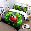 Ladybug Nature-Inspired Decoration Set Kid'S And Adults' Bedroom Decor, Exquisite Three-Piece Bedding Set Gift