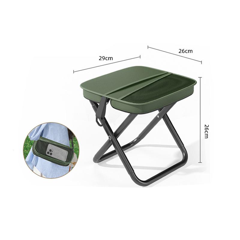 Folding Chair Stool Portable Lightweight Folding Chair Portable Backpack Folding Stool for Outdoor Camping Picnic Sit Pad