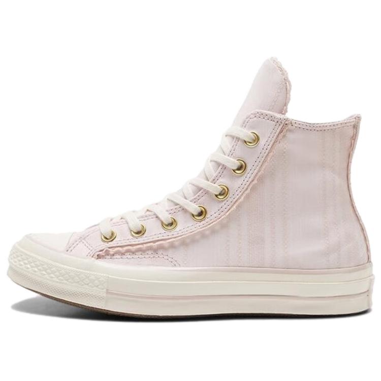 Converse CHUCK TAYLOR 70S SEASONAL comfortable versatile durable high-top canvas shoes for women in pink