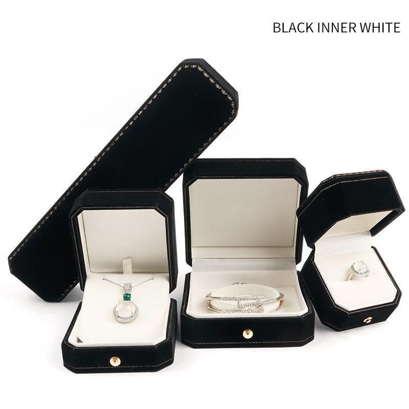 

Европейская восьмиугольная шкатулка для украшений для колец, ожерелий и браслетов