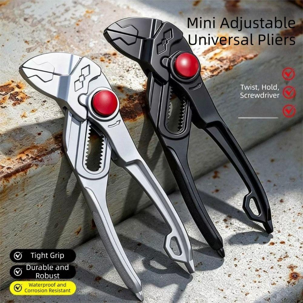 Chrome Vanadium Steel Clamp Wrench Industrial Grade Multifunctional Tool Compact Miniature Pliers