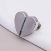 8PCS Heart-Shaped Magnetic Curtain Buckle Anti-Slip Detachable Snap Hooks  Bathroom