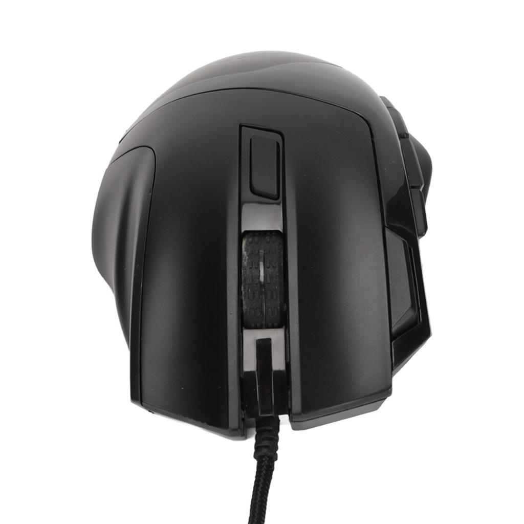 Gaming Kabelmaus RGB 6 DPI-Stufen Hohe Genauigkeit Schwarz 7200DPI Kabelgebundene Maus für Desktop-Computer Laptop
