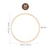 10 Pcs Flowers Rings Gold Dream Catcher Hoop Mixes Dreamcatcher Metal Hoops for Crafts