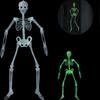 Halloween Scary Prop Luminous Hanging Human Skeleton Outdoor Party Decoration