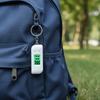 Tragbare Mini-Digitaluhr Schlüsselanhänger LED-Anzeige Leuchtender Schlüsselring Uhr Rucksack