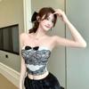 Design Sense Slim-fit Lace Splicing Tube Top Women's Summer Waist Skinny Inner Sexy Spice Sleeveless Top
