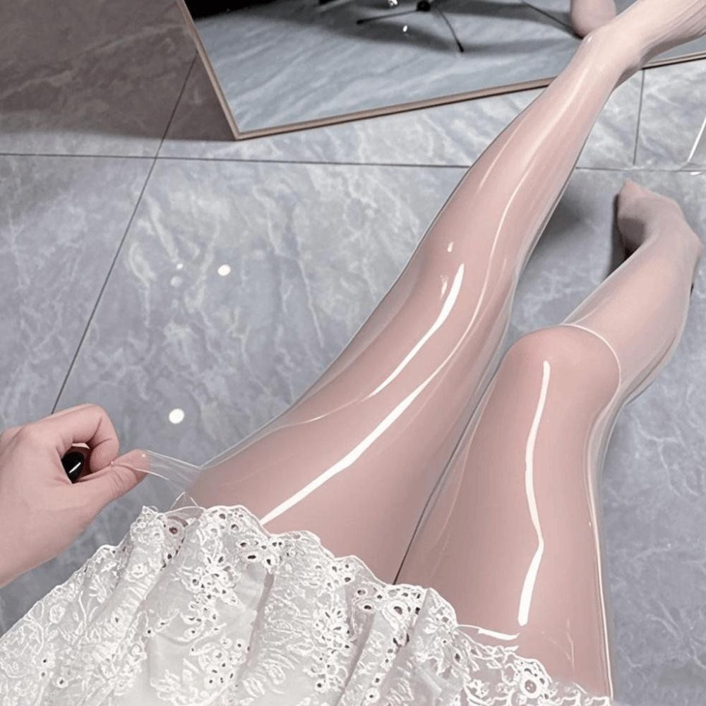 New Sexy 8D Smooth Glossy Socks Glossy Shiny High Waist Pantyhose Soft Horse Oil Socks Party