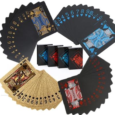 Vodotěsné plastové Poker Hrací karty PET Stolní hry Halloween Den díkůvzdání Vánoční dárek