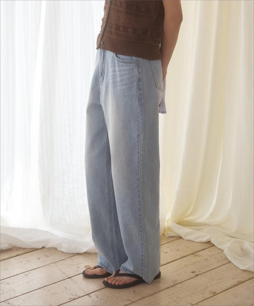 Manggomaenipeullijeu Our Washed Jeans_Blue