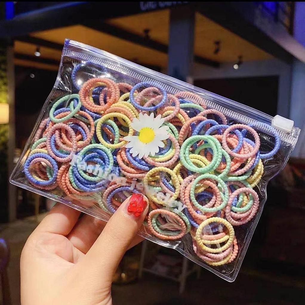 Koreanischer Stil Dünnes Haargummi: Einfaches Damen-Stirnband mit kleinem Gummiband für einen schicken Look