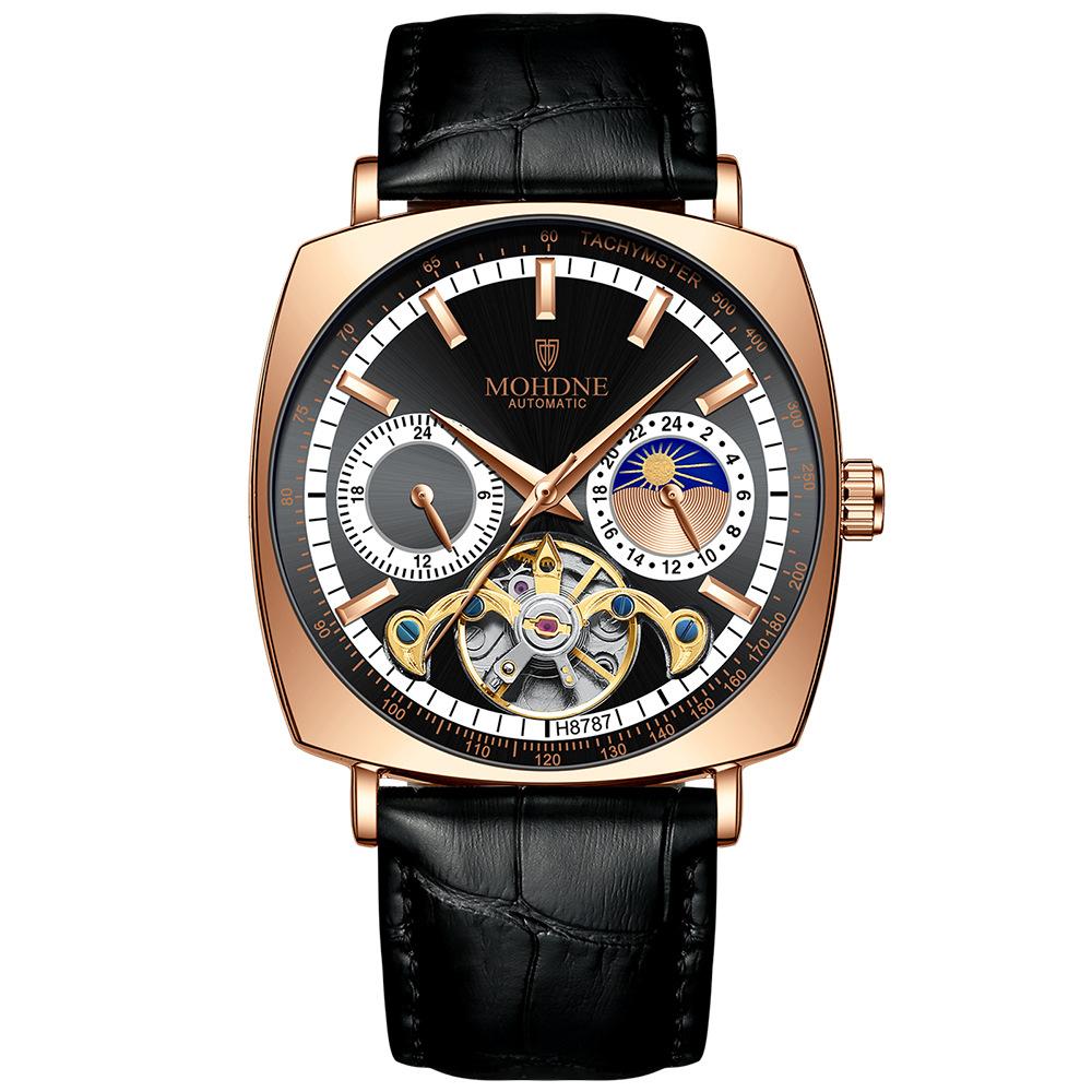 Modun's new clown big bang square mechanical watch original design multi-functional men's watch watch