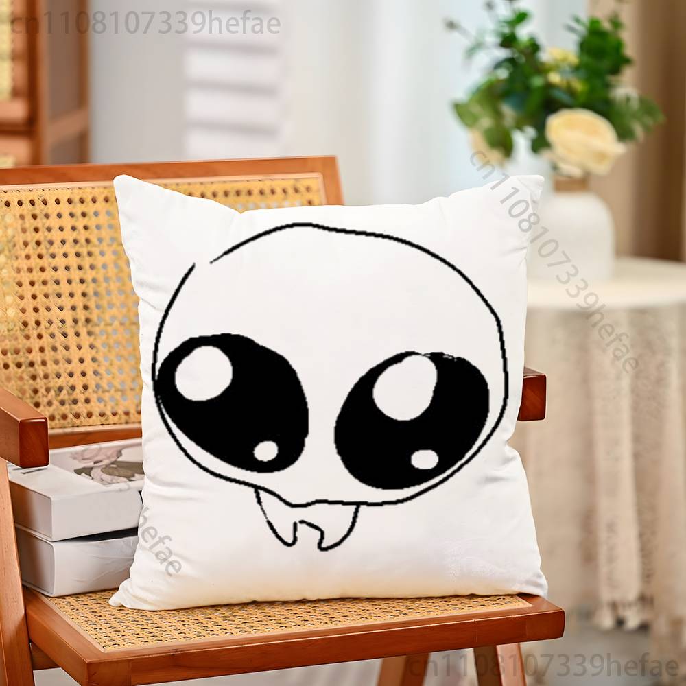 

TBH Autism Creature Yippies Pillow Cases for Bedroom Living Room Sofa Home Decor Polyester Cushion Cover with Zipper 30x30cm