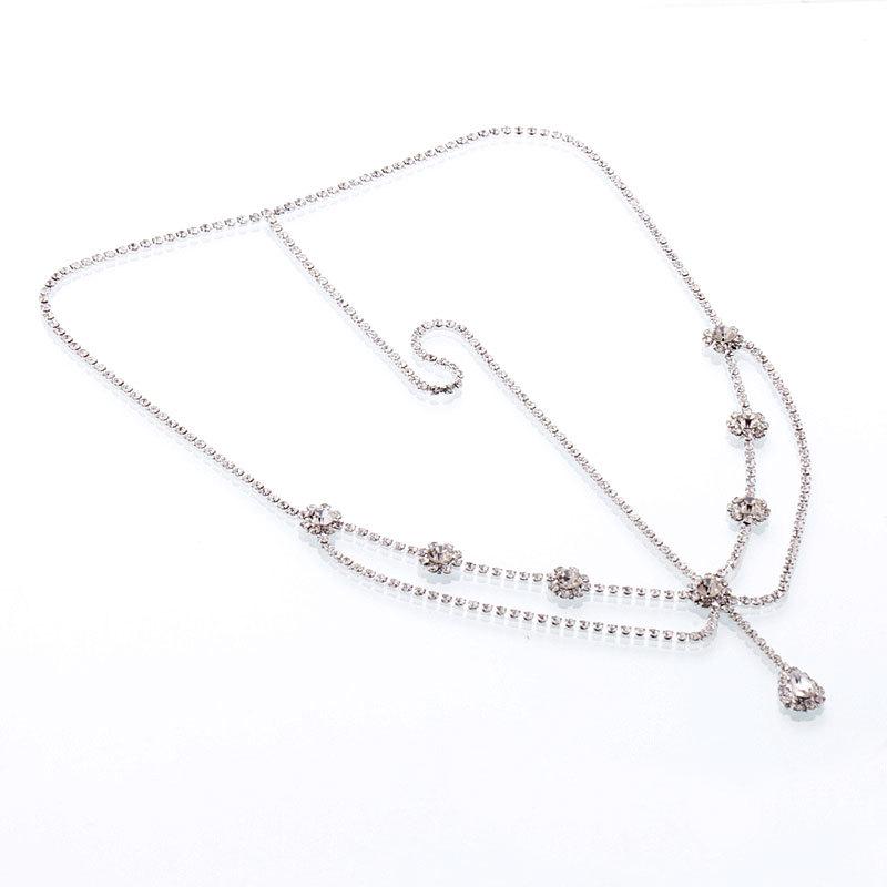 Elegant Rhinestone Forehead Jewelry: Bohemian Bridal Hair Accessories & Versatile Korean-Style Headdress Hairband (2022 Popular).