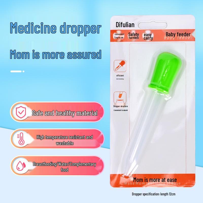 Children's Silicone 5ml Medicine Dropper & DIY Baking Tool with Scale
