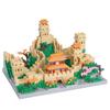 LULUFUN Yanmenguan Microblock Building Toy Block Set Great Wall Model Tourist Attraction DIY Hobby Model Assembly Kit Kids Adults Birthday Christmas