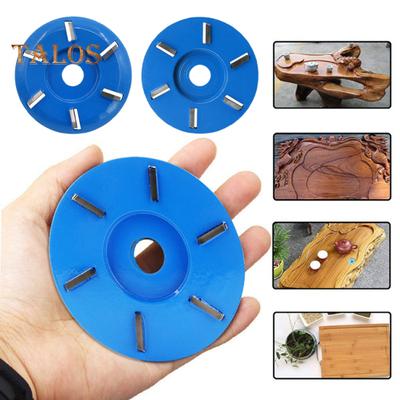6 Teeth Wood Carving Disc Smooth Precise Carving Easy Installation Multipurpose Stump Remover Angle Grinder Wood Carving Disc