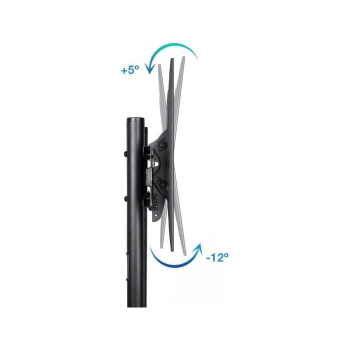 TooQ FS1170M-B Soporte De Suelo Con Ruedas Inclinable Para TV 37"-70" VESA 600x400 Máx 50Kg